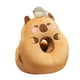 thumbnail image 3 of Almohada para la siesta, muñeco de peluche de carpincho, ligero, práctico, portátil, suave, para el aula. Ojos abiertos, 3 of 9