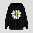 thumbnail image 2 of Women Long Sleeves Hooded Sweatshirt Fashion Casual Drawstring Cute Printing Hoodies, 2 of 3