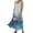 Blue-2, variant on TJAZFJPA Plus Size Black Dress Women's Round Neck Casual Coconut Print Cuffless Pocket Long Tank Dress Smocked Dresses for Women Dresses Women