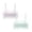 Light Purple 1PCS & Light Green 1PCS, variant on XEGLSBU 3 Pack Girls Sports Bras for Tween to Teen Girls Comfort Soft Solid Color Training Bras Size12-15 Years