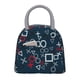 thumbnail image 1 of Balery Navy Blue Geometric Bolsa de Almuerzo para Mujeres, Caja de Almuerzo, Bolsa de Almuerzo Pequeña Impermeable, Tote de Almuerzo Reutilizable con Gran Capacidad, 1 of 6