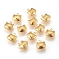 thumbnail image 1 of 304 Stainless Steel Kitten Charms Cat Head Shape Golden 9.5x10.5x4mm Hole: 1mm, 1 of 2