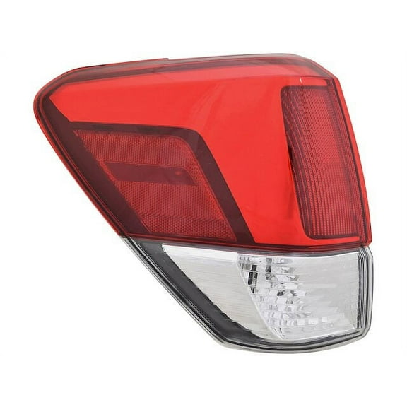 Left Driver Side Outer LED Tail Light Assembly with Bulbs - On Body - Compatible with 2019 - 2021 Subaru Forester Sport Utility 2020