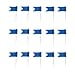 thumbnail image 3 of Yetaha 100PCS Travel Map Pins, Flag Push Tacks Assorted Plastic Drawing Pins for Cork Board World Map Picture Hanging Home School Office (Blue), 3 of 4