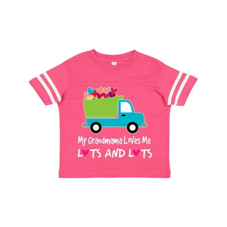 

Inktastic Grandson My Grandmama Loves Me Truck Gift Toddler Boy Girl T-Shirt