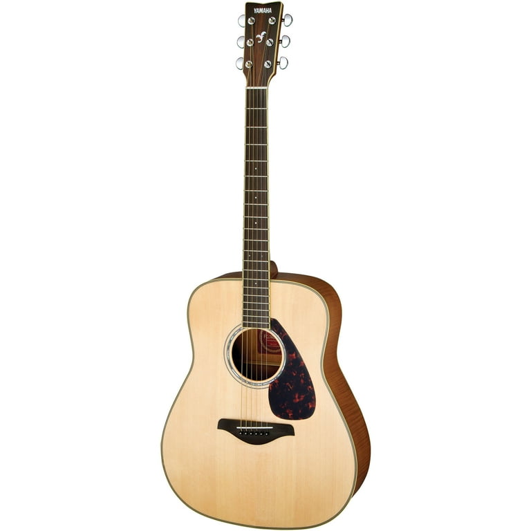 Yamaha FG740S Flame Maple Solid Top Acoustic Guitar