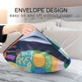 thumbnail image 4 of Yayeee Pillowcase Standard Size Set of 2 Satin Wrinkle Resistant Pillow Case, Art Plants, 4 of 7