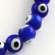 thumbnail image 2 of 10 hebras de cuentas de vidrio soplado redondas de 8 mm para la fabricación de joyas, 13,7", color azul (480 piezas), 2 of 2