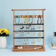 thumbnail image 4 of Wooden Rack 5-Story Tower Display Jewelry Rack Removable Rectangular, 4 of 5