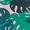 Monstera Leaves, variant on JOOLA Journey Camo Pickleball Paddle