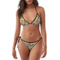 thumbnail image 1 of Balery Lavender Flowers Pijama Estampado Bikini de Dos Piezas para Mujer - Conjunto de Bikini Ajustable Sexy y Cómodo para Playa, 1 of 6