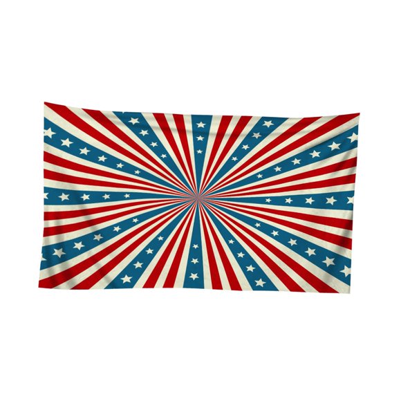 Serviette de Plage en Microfibre Serviette de Sport avec Motif de Drapeau pour les Amateurs de Plein Air