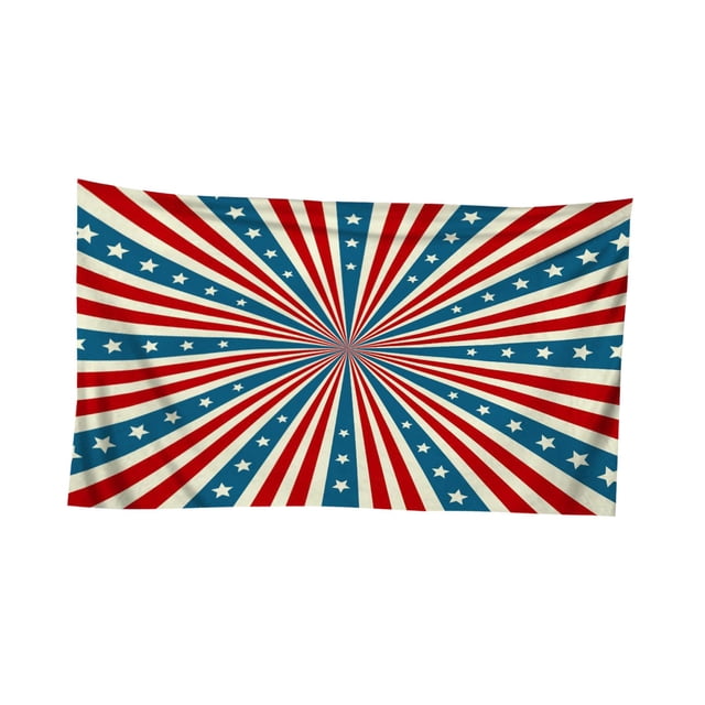 Microfiber Beach Towel Sports Towel With Flag Design For Outdoor Enthusiasts