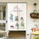 thumbnail image 5 of FloreceBien-cortina de puerta de planta verde Simple, partición de tela, media cortina de cocina, cortina de baño para el hogar, 5 of 6