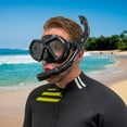 thumbnail image 2 of Reef Tourer Semi-Dry Snorkel, Black/Black, 2 of 7