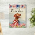 thumbnail image 2 of Freedom Vizsla on Independence Day 4th of July Vertical Matte Canvas Poster Vizslas Dog Lover Gifts Idea Wall Art Home Decor - 01005, 2 of 5