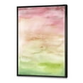 thumbnail image 3 of Designart 'Abstract Sunset With Pink Green and Beige' Modern Framed Canvas Wall Art Print, 3 of 5