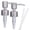 Brushed Nickel, variant on Stainless Steel Soap and Lotion Dispenser Pumps, Replacement for Your Bottles (Brushed Nickel, 2 Pack)