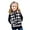 Gray, variant on Younger Tree Kid Little Girls Puffer Lightweight Plaid Quilted Vest Cute Winter Outwear Padded Outfit for 3-4T