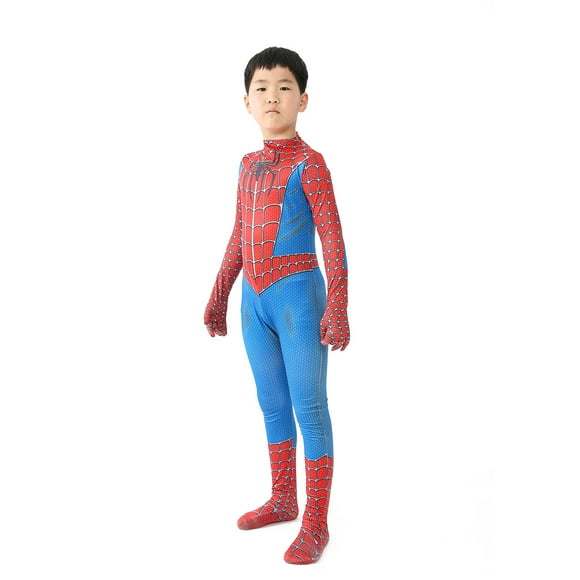 New MilesRemy spider Far From Home Cosplay Costume Zentai Spiderman Costume Superhero Bodysuit Spandex Suit for Kids Custom Made