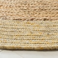 thumbnail image 3 of SAFAVIEH Braided Carina Bordered Reversible Area Rug, Gold/Natural, 4' x 4' Round, 3 of 11