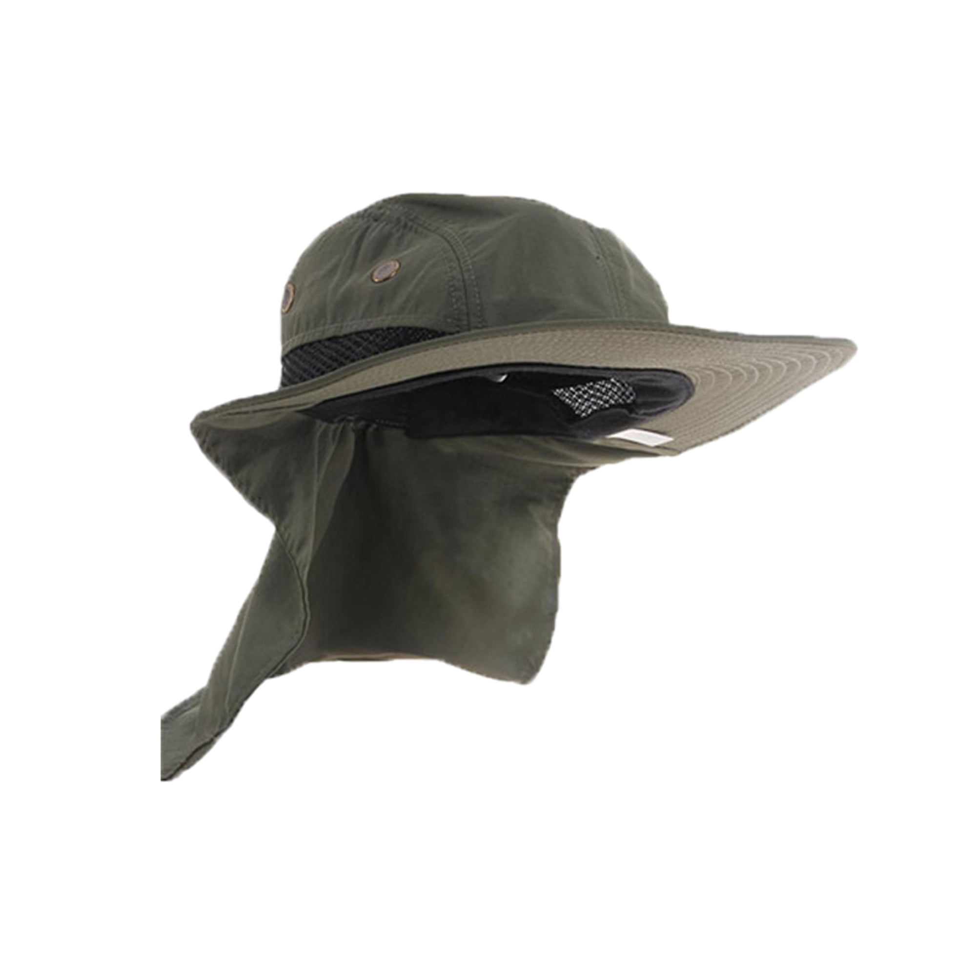 Sunisery Outdoor Fishing Hiking Boonie Snap Hat Brim Ear Neck Cover Sun