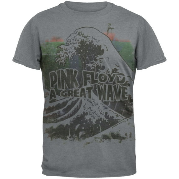 Pink Floyd Men's A Great Wave Soft Short Sleeve T Shirt