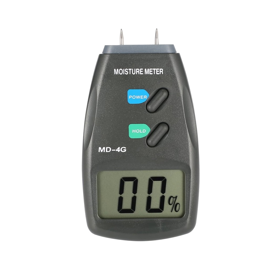 40% Moisture Humidity Meter Damp Detector Tester Digital 4 Pin LCD Wood 5%