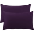 thumbnail image 1 of Funda Protectora de Almohada de Algodón uxcell Estampado Egipcio Morado Oscuro Standard/Cama Matrimonio, 1 of 6