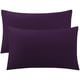 thumbnail image 1 of Funda Protectora de Almohada de Algodón uxcell Estampado Egipcio Morado Oscuro Standard/Cama Matrimonio, 1 of 6