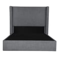 thumbnail image 2 of Box Base cama Matrimonial + Cabecera Planx Gris Carbón + Almohada 2Pack + Frazada, 2 of 7