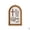 Brown, variant on Easter Decorations - He Is Risen Decorative Hanging Sign, He Resurrected Easter Wooden Sign, Religious Christian Farmhouse Wall Decor 12" x 8"