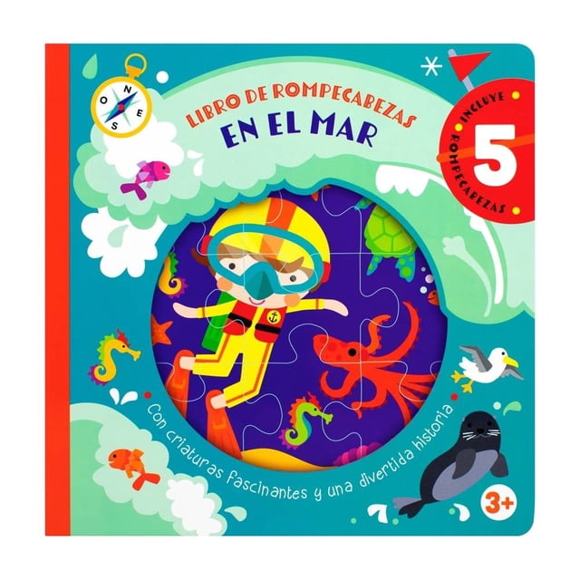 Libro de Rompecabezas en el Mar Silver Dolphin Koral Books