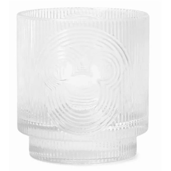 Disney Parks Mickey Mouse Icon Crystal Glass Home New with Tag