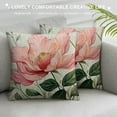 thumbnail image 3 of Nawypu Spring Floral Pillow Covers Watercolor Flower with Eucalyptus Farmhouse Quotes Pillow Cases for Sofa Couch Living Room Home Spring Decoration, 3 of 5