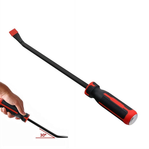 1pc Multi-Size Pry Bar Pry Bar Tool (8", 12", 18") - Impact Resistant, 30° Angle Design