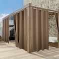 thumbnail image 4 of JIAN YA NA Outdoor Curtains for Patio - Blackout Waterproof Outside Curtains for Porch Pavilion Gazebo (2 Panel, 52 inx108in ,Khaki), 4 of 12