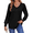 2 Black, variant on Long Sleeve Shirts for Women Fall Tops Dressy Casual Blouses Pleated V Neck Tunic Tops