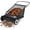 Black, variant on Senfot 26 Inch Wide Black Hand Push Steel Lawn Sweeper Leaf Collector Large Hopper Bag for Small Yard Lawn Grass Leaves Pine Needle Debris Pick Up