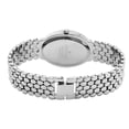 thumbnail image 2 of Croton Ladies Silvertone Oval Mother of Pearl Dial Watch with Diamond Markers, 2 of 3