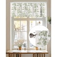 thumbnail image 5 of Sage Green Floral Kitchen Valances for Windows Vintage Abstract Botanical Pattern Valance Curtains&nbsp; for Kitchen /Living Room/Bedroom/ Bathroom Decor, 42"x12 " ,Rod Pocket 1 Panel,, 5 of 7