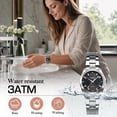 thumbnail image 4 of SKMEI Watches for Women Analog Quartz Stainless Steel Watches Fashion Waterproof Ladies Dress Wrist Watch, 4 of 7