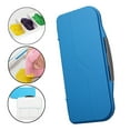thumbnail image 4 of Tachiuwa Airtight Watercolor Palette Paint Case 18 Well with 2 Mixing Areas and Lid Travel Paint Tray Watercolor Tin for Acrylic Paint Blue, 4 of 9