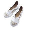 thumbnail image 3 of asdoklhq Women's Sandals Shoes,Women's Sandals On Clearance,Woman Soft Bottom Casual Flat Solid Color Round Toe Lace-Up Shoes, 3 of 4