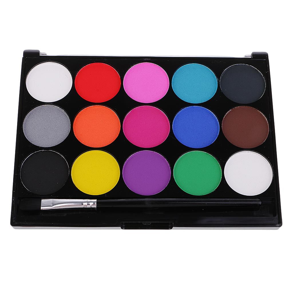 FVDPWYE Kids Face Body Paint Wooden Handle Paint Brush Sets Drawing Party Cosplay