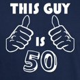 thumbnail image 3 of CafePress - This Guy Is 50 T Shirt - Men's Classic Graphic Cotton T-Shirt, 3 of 4
