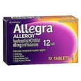thumbnail image 5 of Allegra Allergy Fexofenadine 60mg Antihistamine Non-Drowsy, 12ct, 4-Pack, 5 of 5