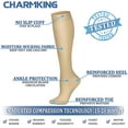 thumbnail image 4 of Chaussettes de Compression pour Femmes & Hommes Circulation (8 Paires) 15-20 mmHg Meilleur Soutien pour Course Cyclisme, 4 of 7