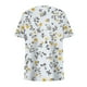 thumbnail image 4 of Tops de Manga Corta de Tamaño Más de las Mujeres, Blusas de Cuello en V Impresas de Verano de Moda para Uso Casual, Diario Y de Fiesta, 4 of 8