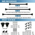thumbnail image 5 of Urbanest Fluted Ball Adjustable Double Curtain Rod Set, 5 of 6